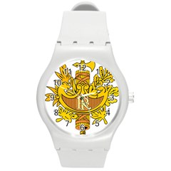 National Emblem Of France  Round Plastic Sport Watch (m) by abbeyz71