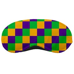 Mardi Gras Checkers Sleeping Masks by PhotoNOLA