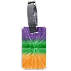 Mardi Gras Tie Die Luggage Tags (one Side)  by PhotoNOLA