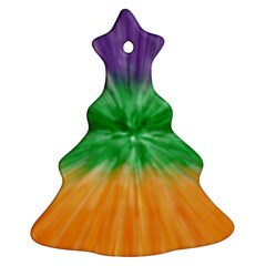 Mardi Gras Tie Die Ornament (christmas Tree)  by PhotoNOLA