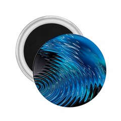 Waves Wave Water Blue Hole Black 2 25  Magnets by Alisyart