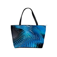 Waves Wave Water Blue Hole Black Shoulder Handbags by Alisyart