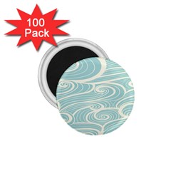 Blue Waves 1 75  Magnets (100 Pack)  by Alisyart