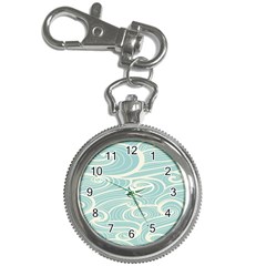 Blue Waves Key Chain Watches by Alisyart