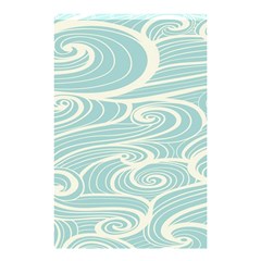 Blue Waves Shower Curtain 48  x 72  (Small) 