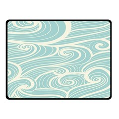 Blue Waves Double Sided Fleece Blanket (Small) 