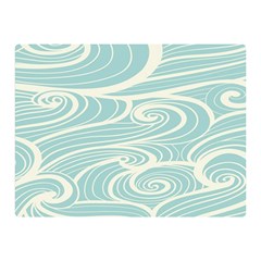 Blue Waves Double Sided Flano Blanket (Mini) 