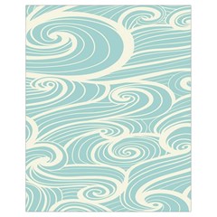 Blue Waves Drawstring Bag (Small)