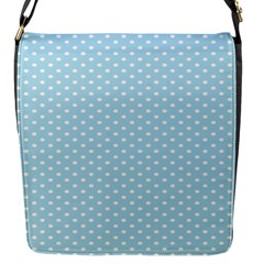 Circle Blue White Flap Messenger Bag (s) by Alisyart
