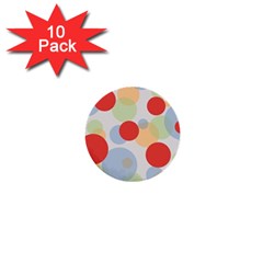Contrast Analogous Colour Circle Red Green Orange 1  Mini Buttons (10 Pack)  by Alisyart