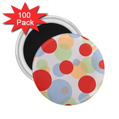 Contrast Analogous Colour Circle Red Green Orange 2 25  Magnets (100 Pack) 