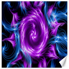 Colors Light Blue Purple Hole Space Galaxy Canvas 16  X 16  