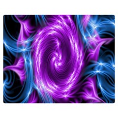 Colors Light Blue Purple Hole Space Galaxy Double Sided Flano Blanket (medium)  by Alisyart