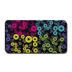 Circle Ring Color Purple Pink Yellow Blue Medium Bar Mats