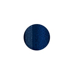 Fabric Blue Batik 1  Mini Magnets