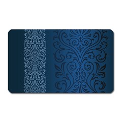 Fabric Blue Batik Magnet (rectangular) by Alisyart