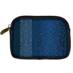 Fabric Blue Batik Digital Camera Cases by Alisyart