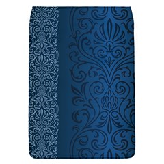 Fabric Blue Batik Flap Covers (s)  by Alisyart