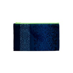 Fabric Blue Batik Cosmetic Bag (xs) by Alisyart