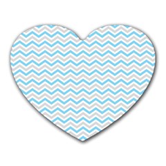 Free Plushie Wave Chevron Blue Grey Gray Heart Mousepads by Alisyart