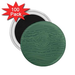 Illustration Green Grains Line 2 25  Magnets (100 Pack) 