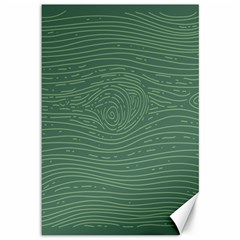 Illustration Green Grains Line Canvas 12  X 18  