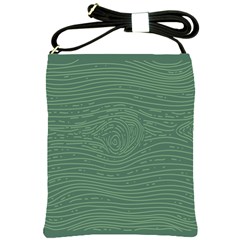 Illustration Green Grains Line Shoulder Sling Bags