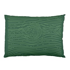 Illustration Green Grains Line Pillow Case (two Sides)