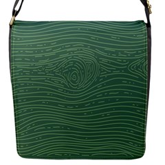 Illustration Green Grains Line Flap Messenger Bag (s)