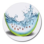 Fruit Water Slice Watermelon Round Mousepads Front