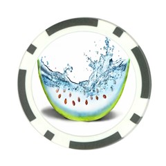 Fruit Water Slice Watermelon Poker Chip Card Guard (10 pack)