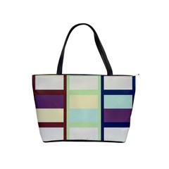 Maximum Color Rainbow Brown Blue Purple Grey Plaid Flag Shoulder Handbags by Alisyart