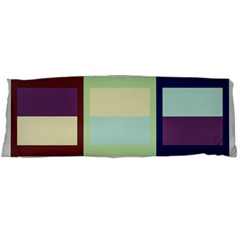 Maximum Color Rainbow Brown Blue Purple Grey Plaid Flag Body Pillow Case (dakimakura) by Alisyart