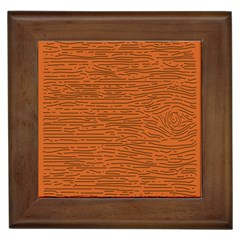 Illustration Orange Grains Line Framed Tiles by Alisyart