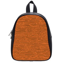 Illustration Orange Grains Line School Bags (small) 