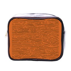 Illustration Orange Grains Line Mini Toiletries Bags by Alisyart