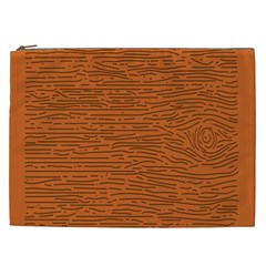 Illustration Orange Grains Line Cosmetic Bag (xxl) 