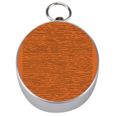 Illustration Orange Grains Line Silver Compasses