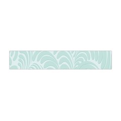 Leaf Blue Flano Scarf (mini)