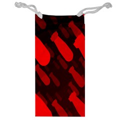 Missile Rockets Red Jewelry Bag