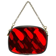 Missile Rockets Red Chain Purses (one Side) 