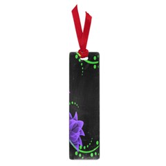 Neon Flowers Floral Rose Light Green Purple White Pink Sexy Small Book Marks by Alisyart