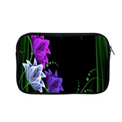 Neon Flowers Floral Rose Light Green Purple White Pink Sexy Apple Macbook Pro 13  Zipper Case by Alisyart