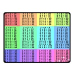 Multiplication Printable Table Color Rainbow Double Sided Fleece Blanket (Small)  45 x34  Blanket Front