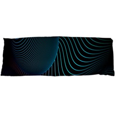 Line Light Blue Green Purple Circle Hole Wave Waves Body Pillow Case Dakimakura (two Sides)