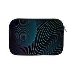 Line Light Blue Green Purple Circle Hole Wave Waves Apple Ipad Mini Zipper Cases by Alisyart