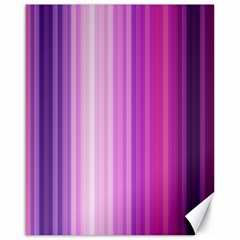 Pink Vertical Color Rainbow Purple Red Pink Line Canvas 16  X 20   by Alisyart