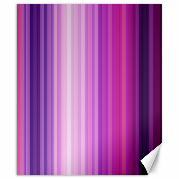 Pink Vertical Color Rainbow Purple Red Pink Line Canvas 20  x 24  