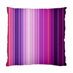 Pink Vertical Color Rainbow Purple Red Pink Line Standard Cushion Case (One Side) Front