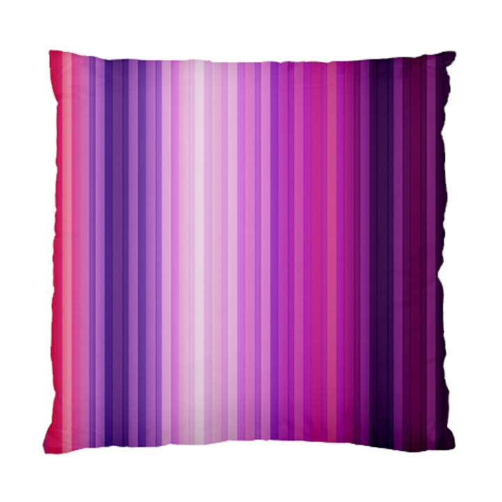 Pink Vertical Color Rainbow Purple Red Pink Line Standard Cushion Case (One Side)